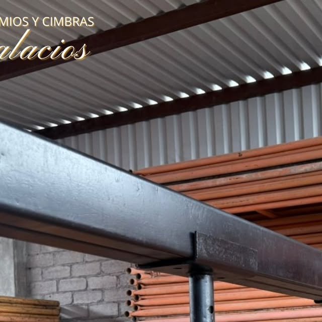 Cimbras, apuntalamiento y materiales disponibles para construcción